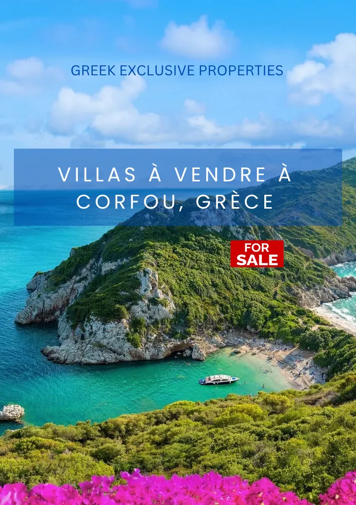 VILLAS À VENDRE À CORFOU, GRÈCE