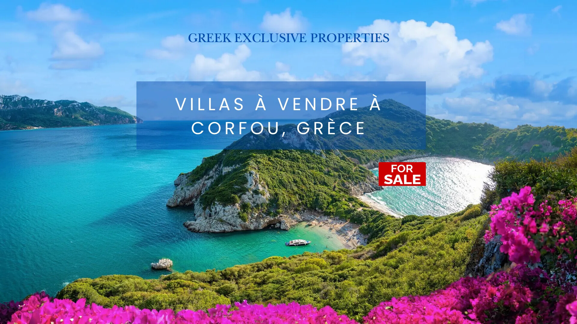 VILLAS À VENDRE À CORFOU, GRÈCE