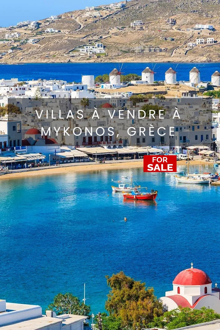 VILLAS À VENDRE À MYKONOS, GRÈCE