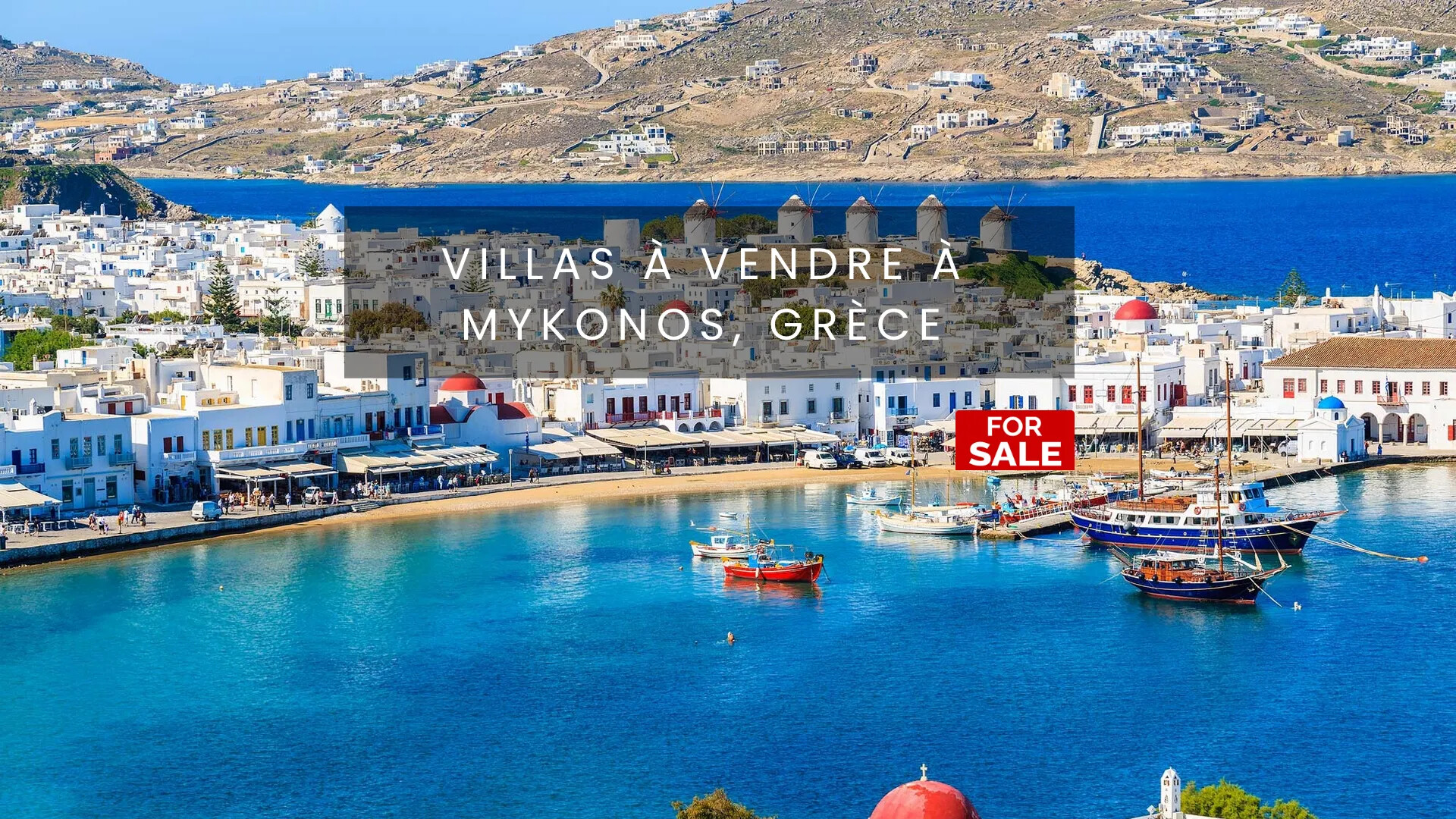 VILLAS À VENDRE À MYKONOS, GRÈCE