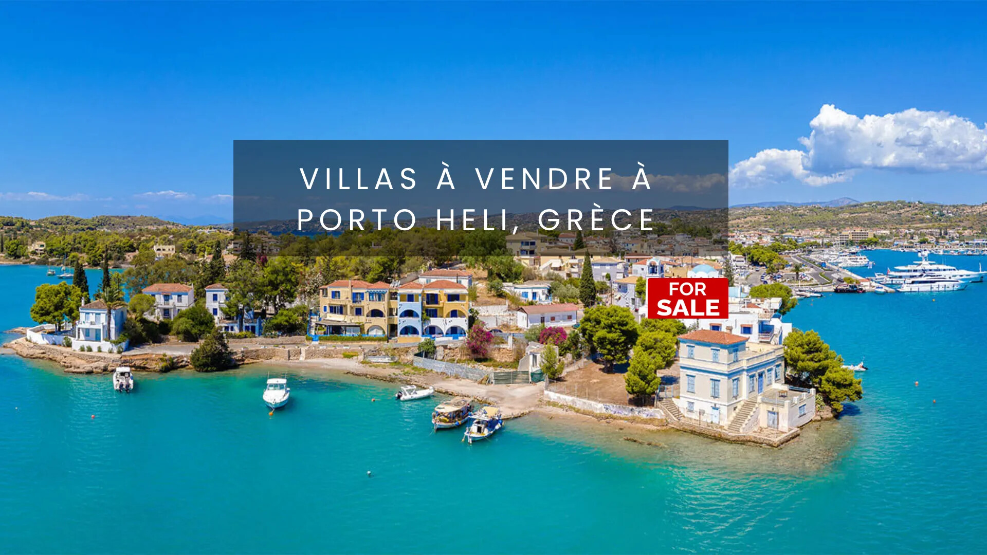 VILLAS À VENDRE À PORTO HELI, GRÈCE