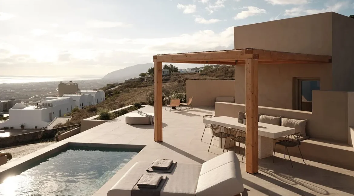 4 Newly Built Eco-Friendly Villas for Sale Santorini 21