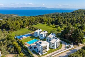 5 Luxury Homes with Shared Pool for sale Halkidiki Paliouri