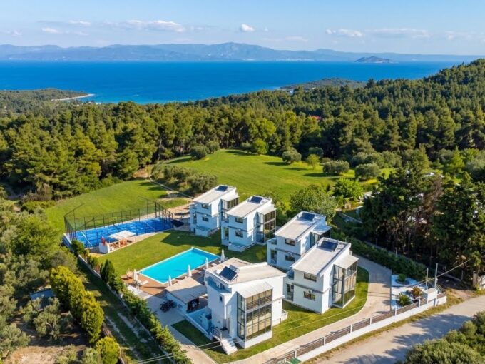 5 Luxury Homes with Shared Pool for sale Halkidiki Paliouri
