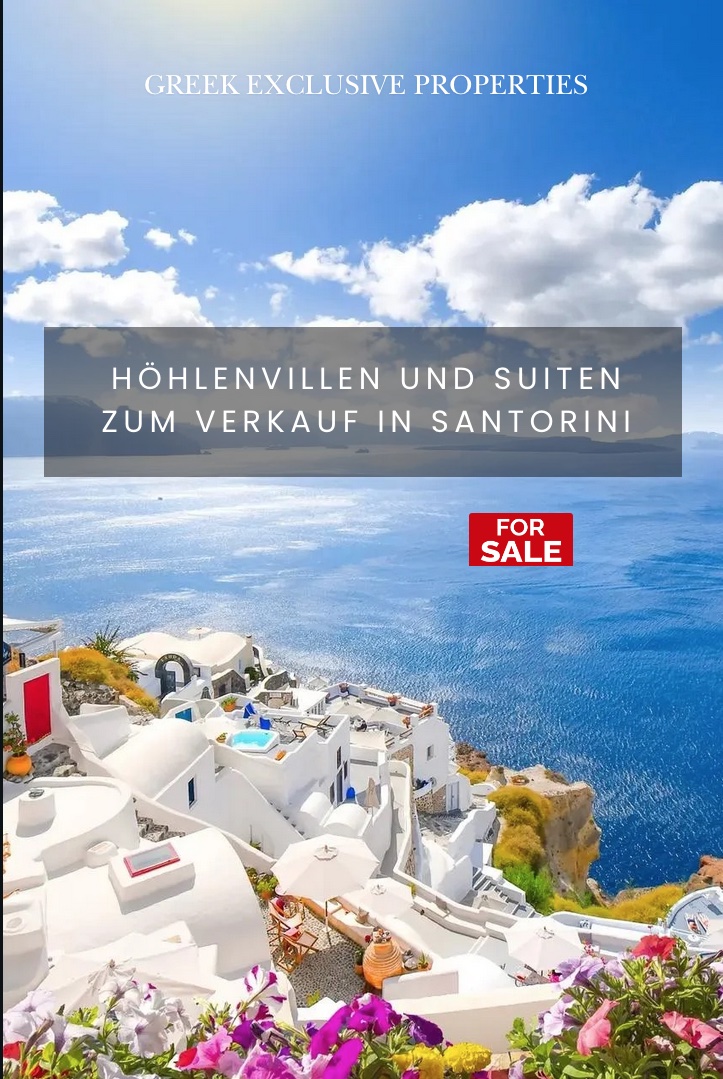 Höhlenvillen und Suiten zum Verkauf in Santorini
