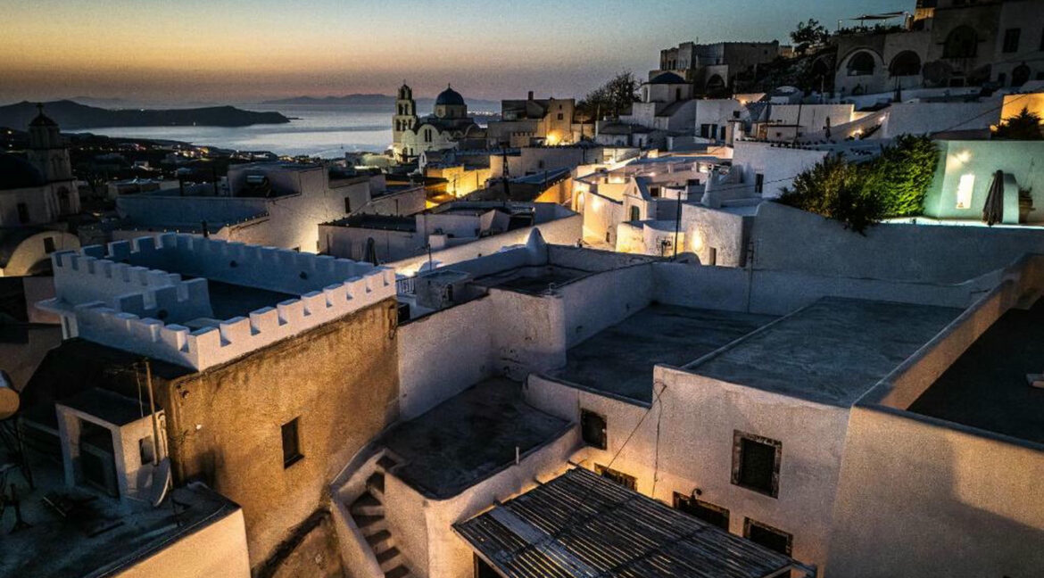 Villa with Sea Views for Sale in Santorini, Pyrgos