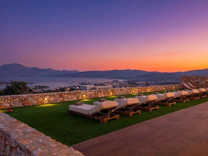 Elegant Hillside Villa for sale Elounda Crete