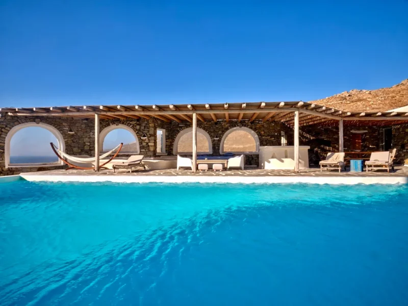Villa élégante à vendre à Mykonos | Retraite cycladique avec vue panoramique sur le coucher de soleil in 37.4223987,25.3219177,14