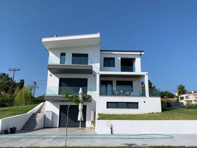 Luxury Sea-View Villa for Sale in Halkidiki  Nea Skioni