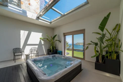 Seafront Villa in Elounda Crete for sale 1