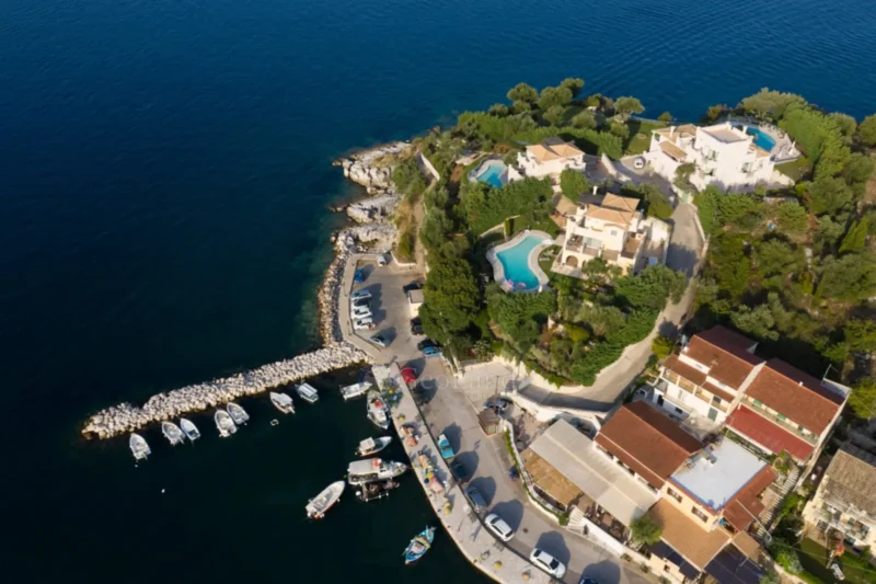 3 Seafront Villas in Corfu Kassiopi for sale