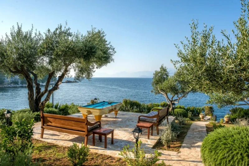 3 Seafront Villas in Corfu Kassiopi for sale