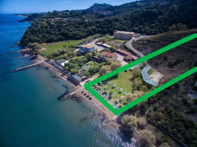 Seafront Land for sale in Zakynthos to build a villa or a Hotel