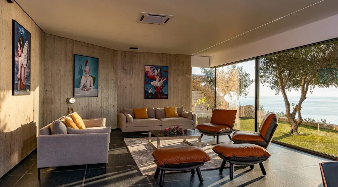 Cliff-Top Smart Villa for Sale in West Corfu 24