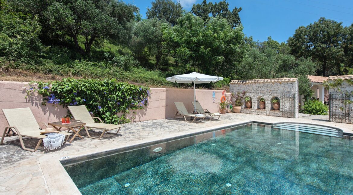 Hilltop Stone Villa for sale North-East Corfu 31