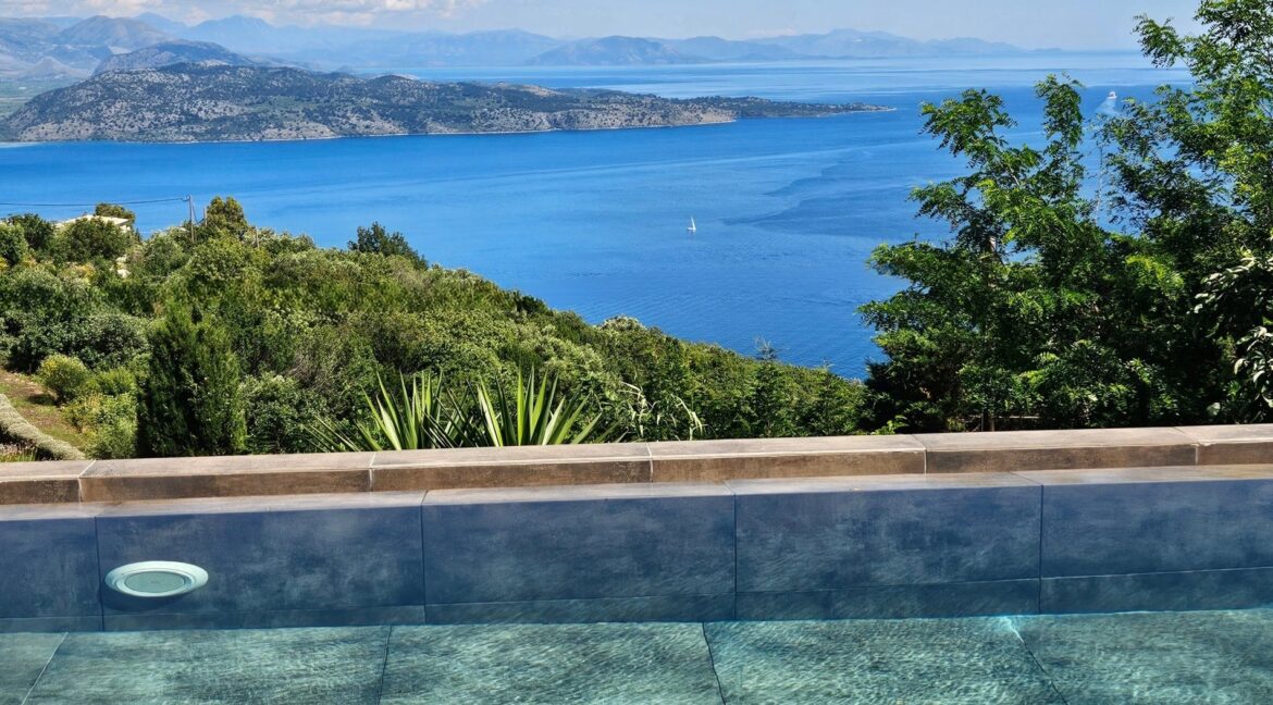 Hilltop Stone Villa for sale North-East Corfu 32