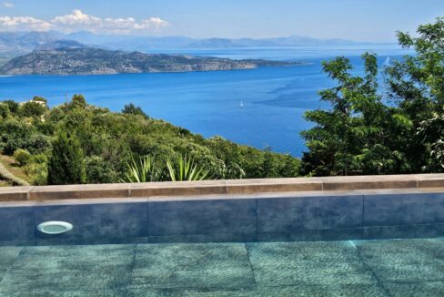 Hilltop Stone Villa for sale North-East Corfu 32