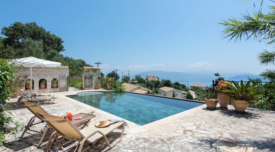 Hilltop Stone Villa for sale North-East Corfu 34