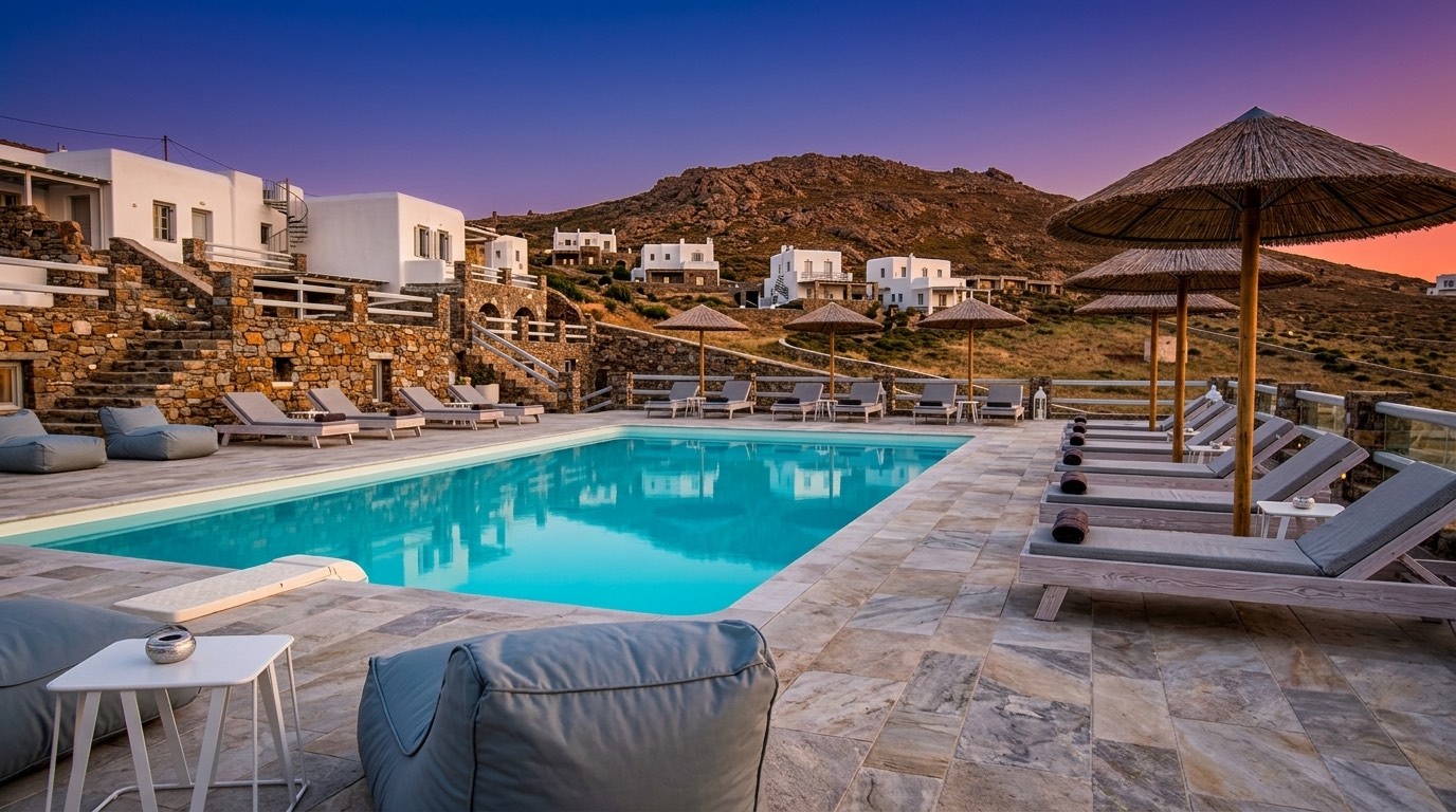 45-Bed Hotel in Mykonos for sale, Elia