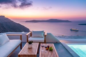 Santorini Luxury Estate Villa At Caldera, Property in Greece, Luxury Estate, Real Estate Greece
