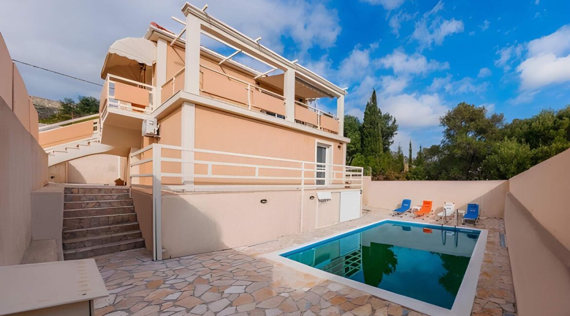 Sea View House with pool for Sale in Kefalonia 1