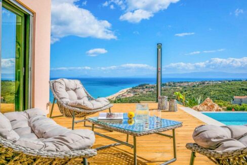 Sea-View Villa for sale in Kefalonia 12