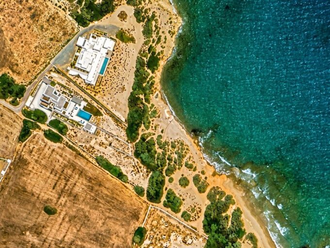 Beachfront Villa with Private Access for Sale in Paros