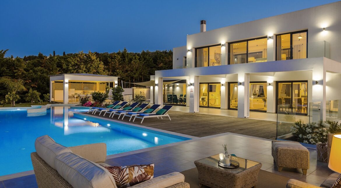 Luxury Sea-View Villa with Infinity Pool for Sale Avlaki Corfu 1