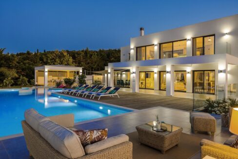 Luxury Sea-View Villa with Infinity Pool for Sale Avlaki Corfu 1