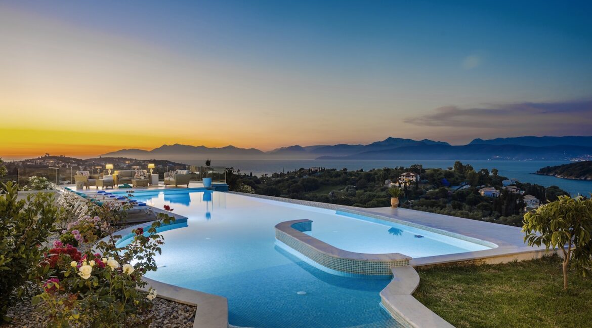uxury Sea-View Villa with Infinity Pool for Sale Avlaki Corfu