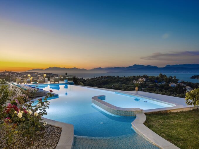 uxury Sea-View Villa with Infinity Pool for Sale Avlaki Corfu