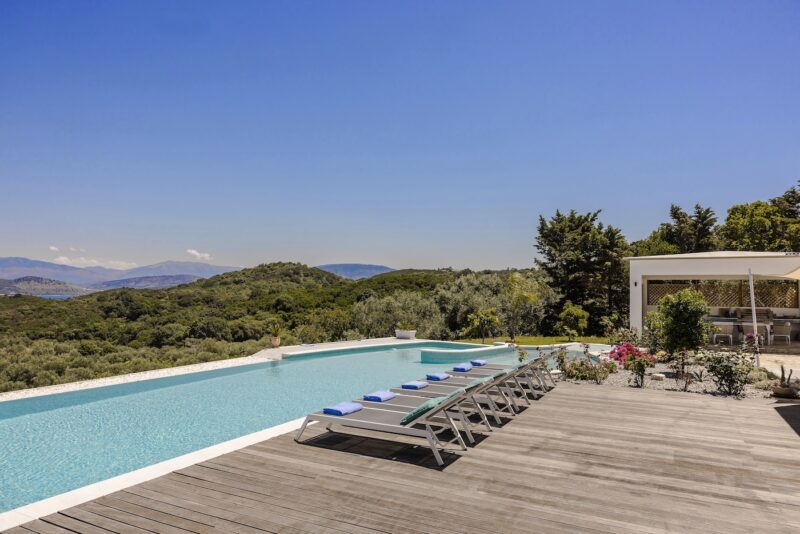 uxury Sea-View Villa with Infinity Pool for Sale Avlaki Corfu