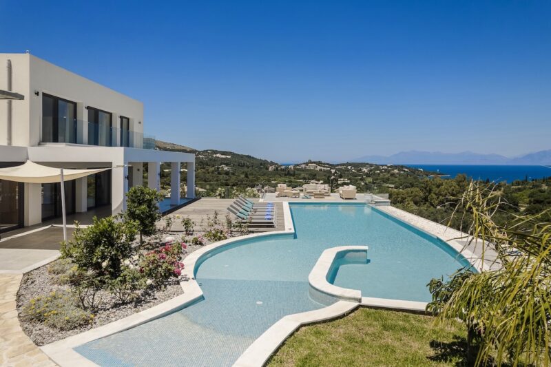 uxury Sea-View Villa with Infinity Pool for Sale Avlaki Corfu