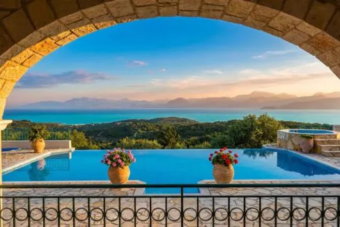 Luxury Sea-View Villa with Pool for Sale Kassiopi Corfu