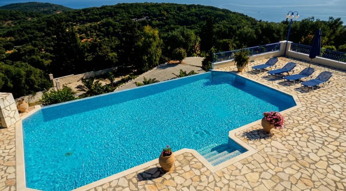 Luxury Sea-View Villa with Pool for Sale Kassiopi Corfu 8
