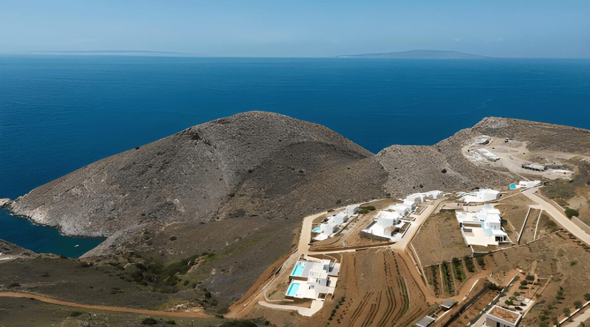 Modern Sea-View Villa with Pool for Sale in Syros, Aegean1