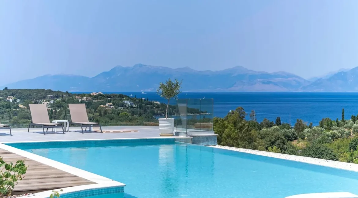 Sea-View Villa with Infinity Pool for Sale Avlaki Corfu 1
