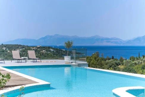 Sea-View Villa with Infinity Pool for Sale Avlaki Corfu 1