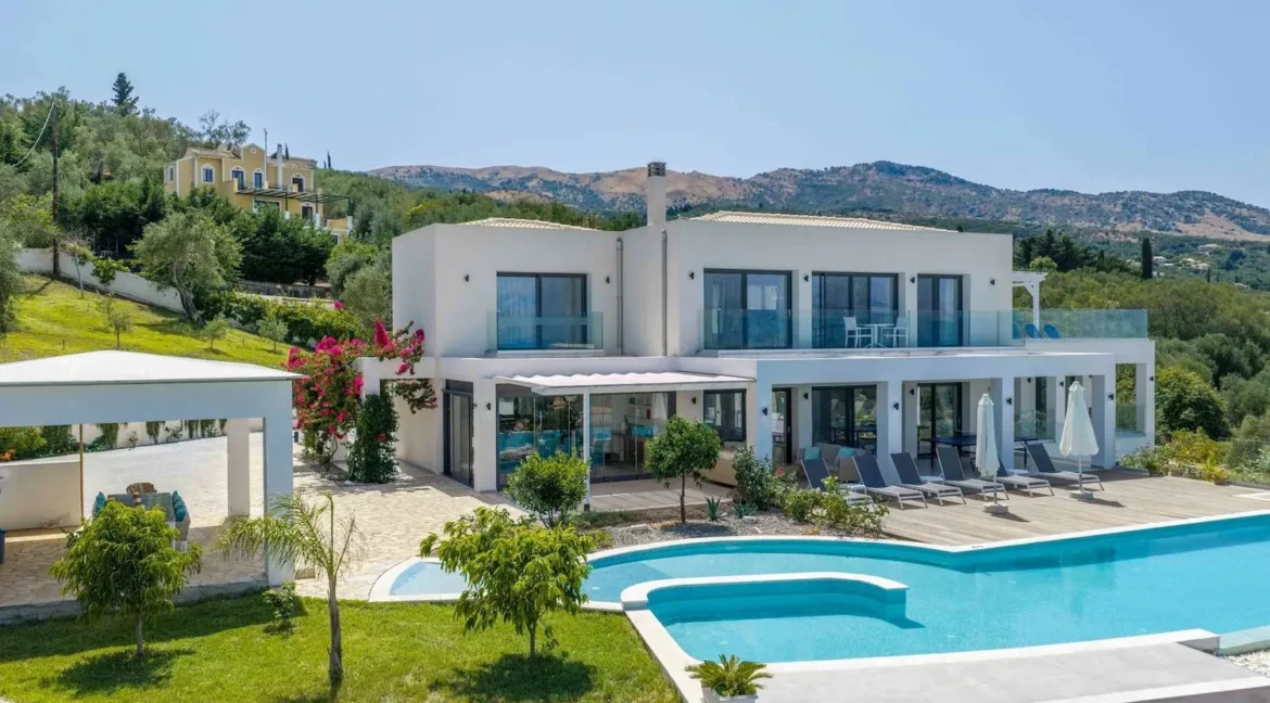 Sea-View Villa with Infinity Pool for Sale Avlaki Corfu 4