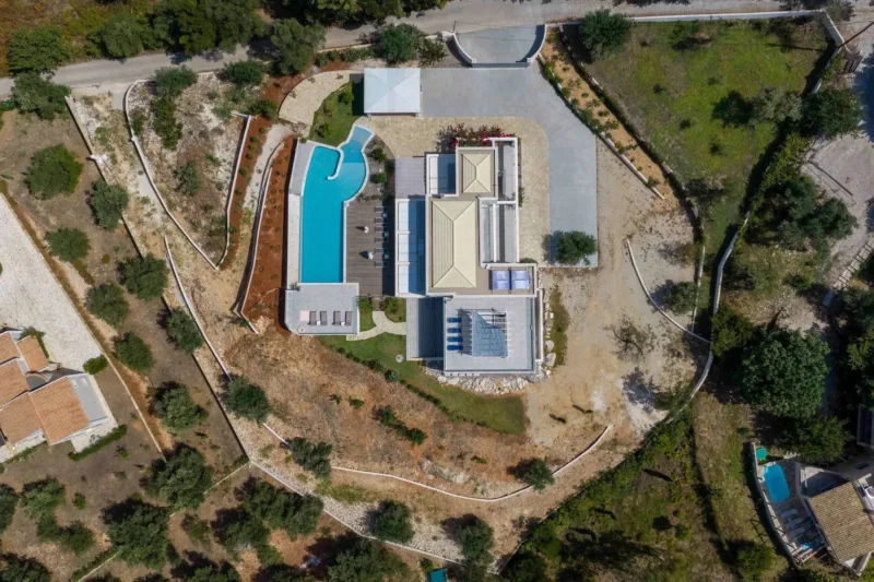 Sea-View Villa with Infinity Pool for Sale Avlaki Corfu