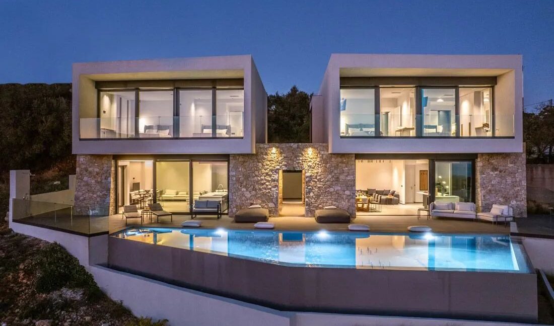 Two Luxury Sea-View Villas for Sale across Corfu Ionio,  Perdika