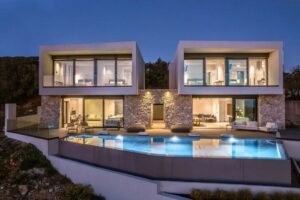 Two Luxury Sea-View Villas for Sale across Corfu Ionio,  Perdika