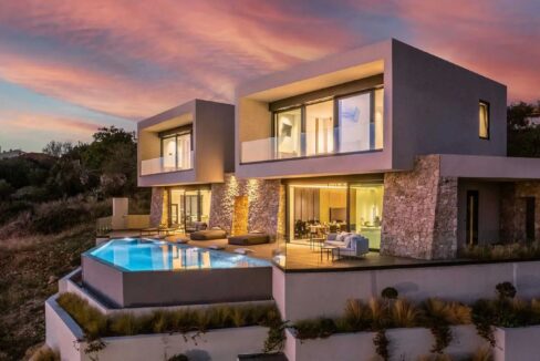Two Luxury Sea-View Villas for Sale across Corfu Ionio,  Perdika 8