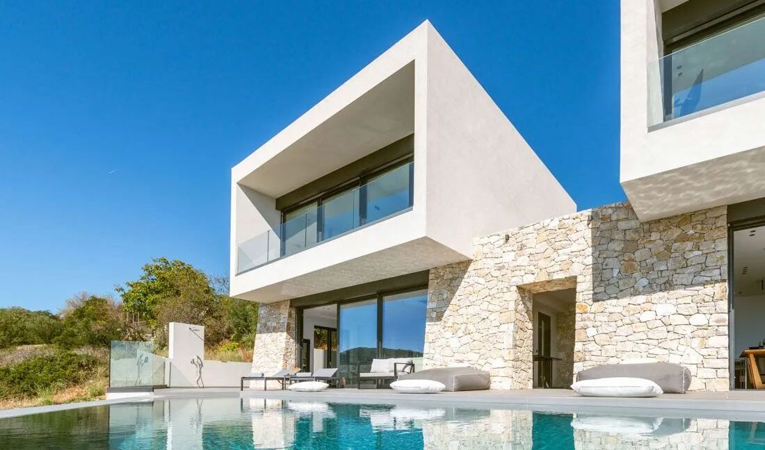 Two Luxury Sea-View Villas for Sale across Corfu Ionio,  Perdika 9