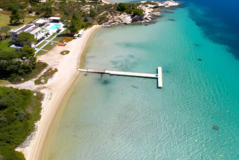 Ultra-Rare Beachfront Villa for sale on Diaporos Island Halkidiki 1