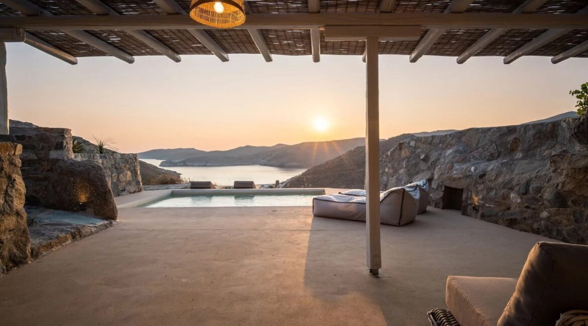 Clifftop Sea-View Villa for sale in Serifos island
