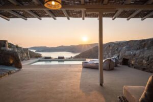 Clifftop Sea-View Villa for sale in Serifos island
