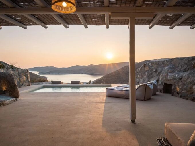 Clifftop Sea-View Villa for sale in Serifos island
