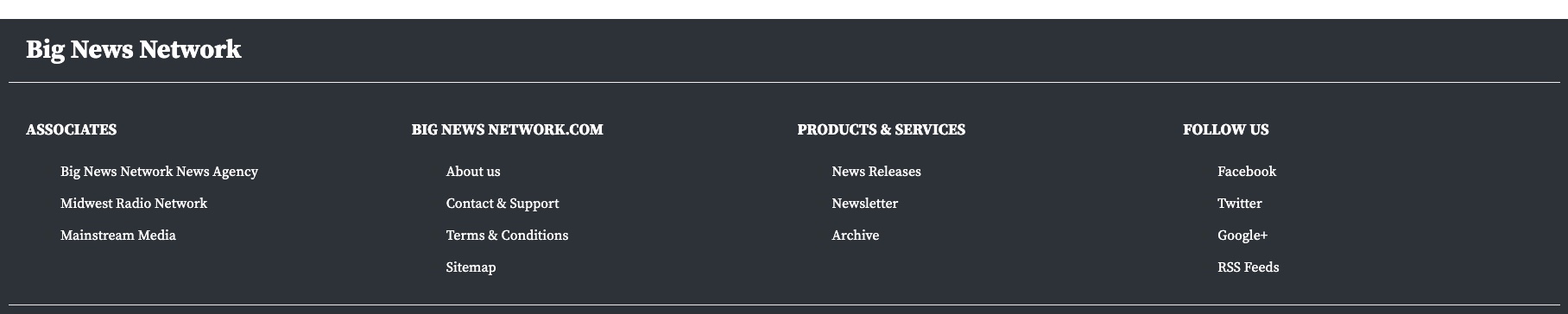 Big News Network Footer