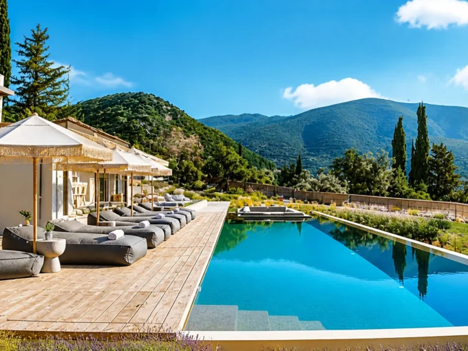 NEW villa with swimming pool for sale in Lefkada, Nidri
